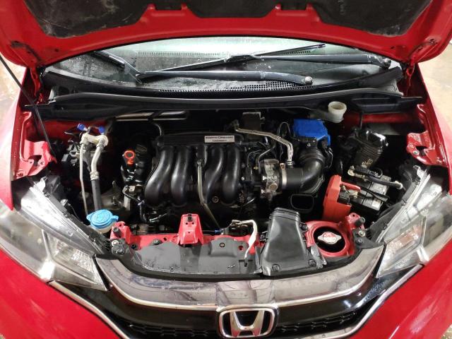 3HGGK5G6XJM711821 - 2018 HONDA FIT SPORT RED photo 11