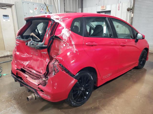 3HGGK5G6XJM711821 - 2018 HONDA FIT SPORT RED photo 3