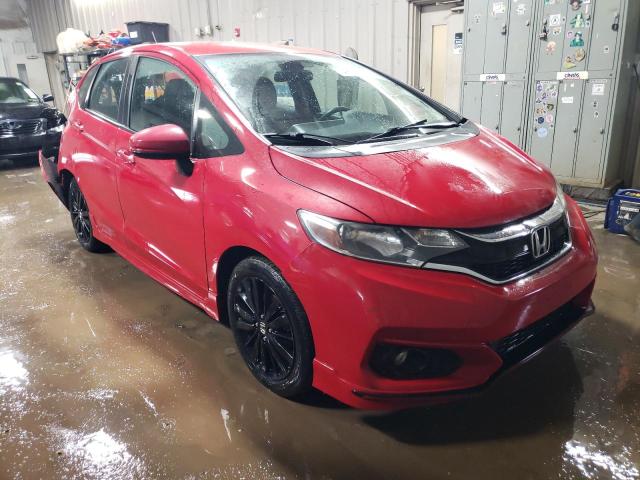 3HGGK5G6XJM711821 - 2018 HONDA FIT SPORT RED photo 4