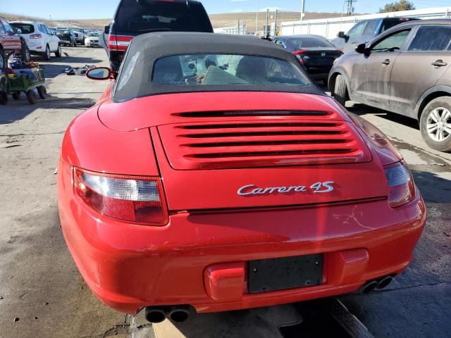 WP0CB29996S768707 - 2006 PORSCHE 911 CARRERA S CABRIOLET RED photo 6