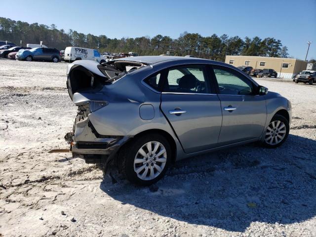 3N1AB7AP0EL628110 - 2014 NISSAN SENTRA S SILVER photo 3