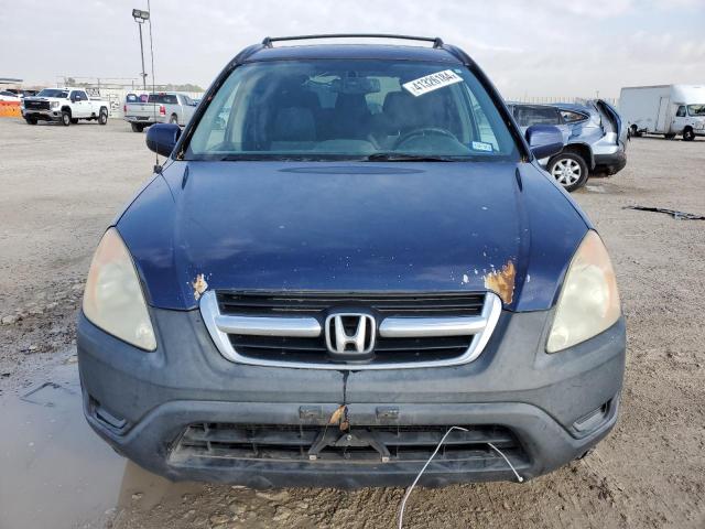 SHSRD78864U258733 - 2004 HONDA CR-V EX BLUE photo 5