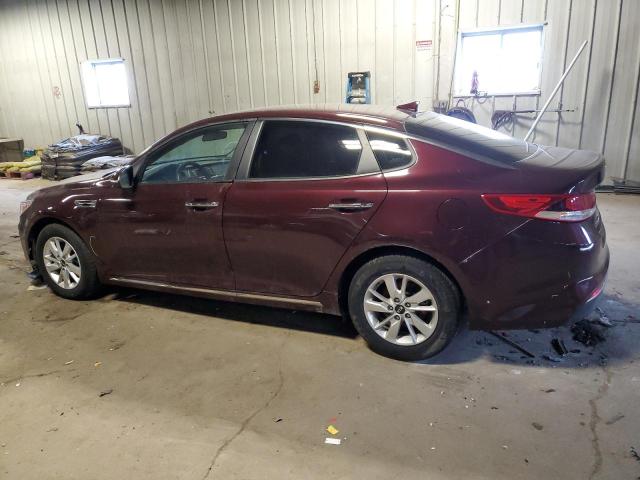 5XXGT4L37GG116906 - 2016 KIA OPTIMA LX MAROON photo 2