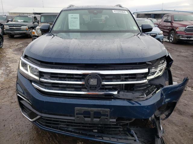 1V2AR2CA0NC546070 - 2022 VOLKSWAGEN ATLAS SEL R-LINE BLUE photo 5