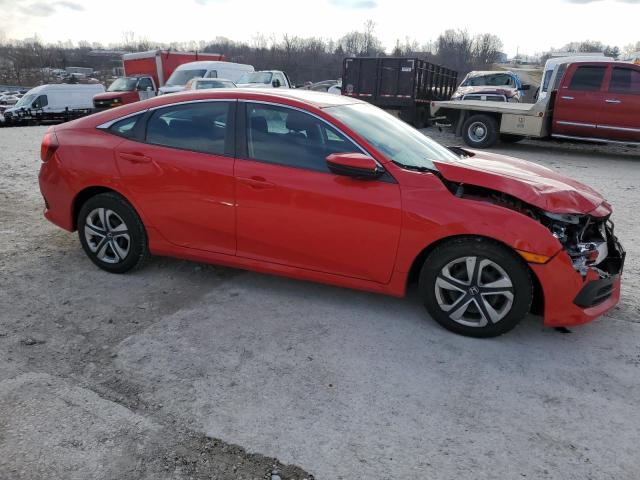 2HGFC2F58GH575423 - 2016 HONDA CIVIC LX RED photo 4