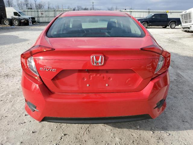 2HGFC2F58GH575423 - 2016 HONDA CIVIC LX RED photo 6