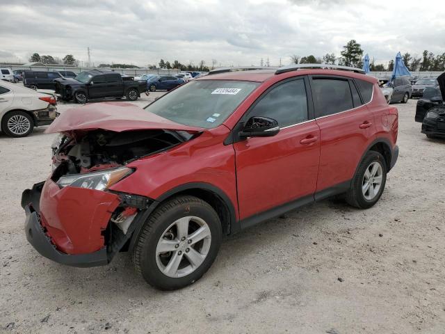 2T3WFREV8EW130550 - 2014 TOYOTA RAV4 XLE RED photo 1