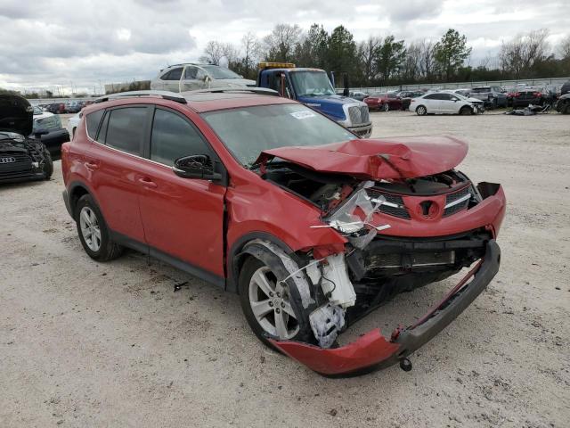 2T3WFREV8EW130550 - 2014 TOYOTA RAV4 XLE RED photo 4