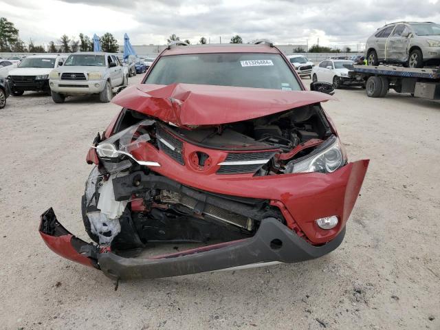 2T3WFREV8EW130550 - 2014 TOYOTA RAV4 XLE RED photo 5