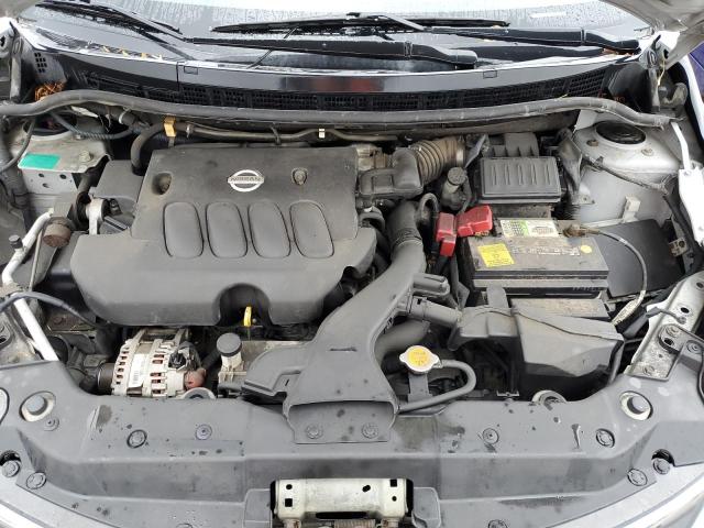 3N1BC13E37L379847 - 2007 NISSAN VERSA S SILVER photo 11