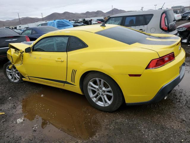 2G1FA1E31E9153623 - 2014 CHEVROLET CAMARO LS YELLOW photo 2