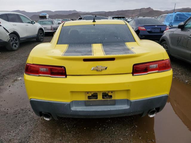 2G1FA1E31E9153623 - 2014 CHEVROLET CAMARO LS YELLOW photo 6