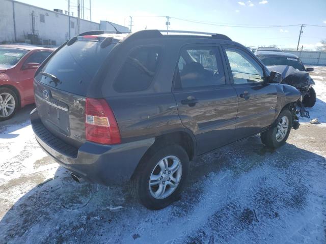 KNDJE723887467997 - 2008 KIA SPORTAGE EX BROWN photo 3