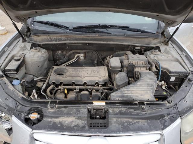 5NMSG3AB1AH402651 - 2010 HYUNDAI SANTA FE GLS SILVER photo 12