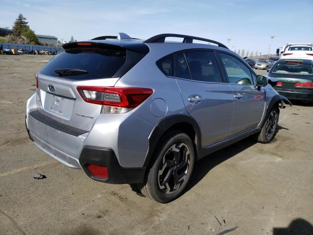 JF2GTHMCXM8236592 - 2021 SUBARU CROSSTREK LIMITED SILVER photo 3