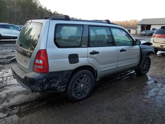 JF1SG65684G767960 - 2004 SUBARU FORESTER 2.5XS SILVER photo 3