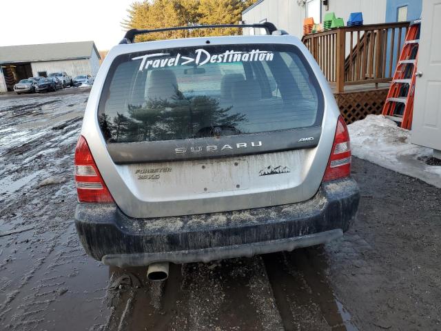 JF1SG65684G767960 - 2004 SUBARU FORESTER 2.5XS Серебристый фото 6