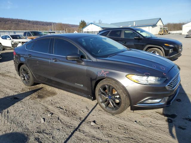 3FA6P0LU0JR233971 - 2018 FORD FUSION SE HYBRID GRAY photo 4