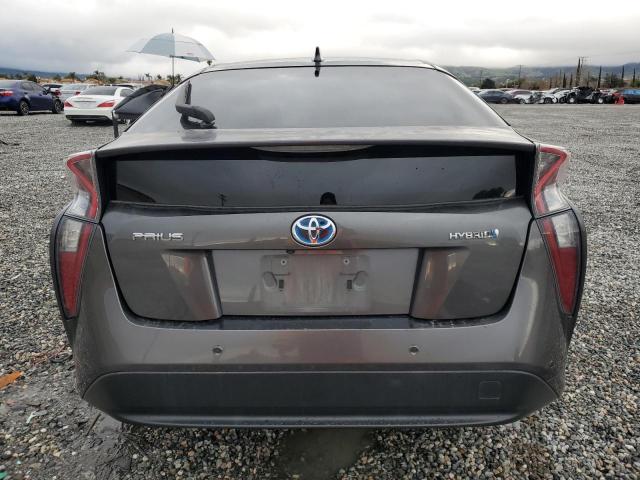 JTDKBRFU4H3045275 - 2017 TOYOTA PRIUS BLACK photo 6