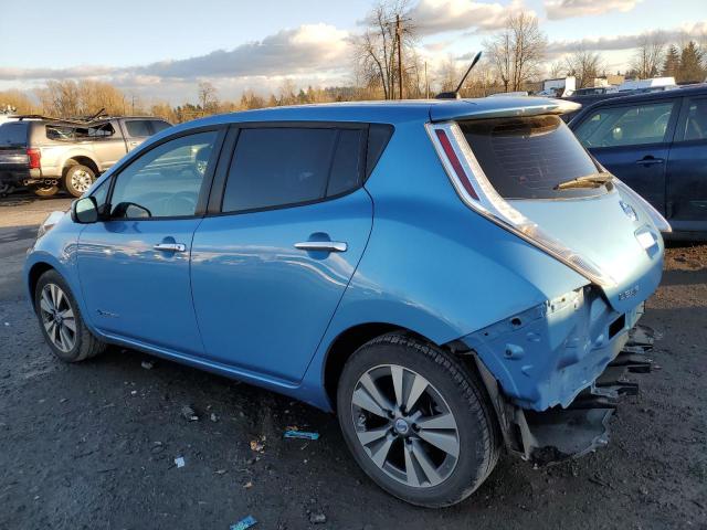 1N4AZ0CP6DC410637 - 2013 NISSAN LEAF S BLUE photo 2