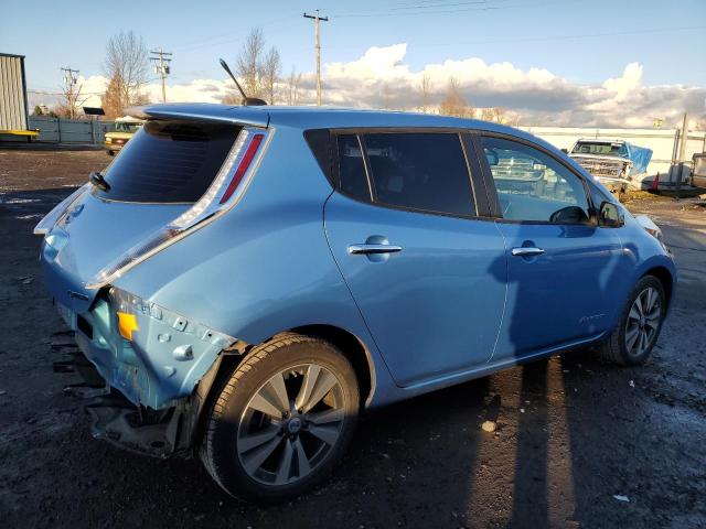 1N4AZ0CP6DC410637 - 2013 NISSAN LEAF S BLUE photo 3