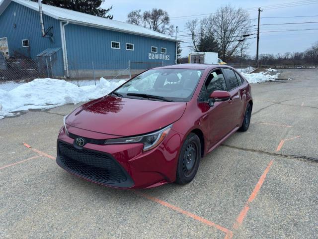 JTDEPMAE1NJ195109 - 2022 TOYOTA COROLLA LE BURGUNDY photo 2