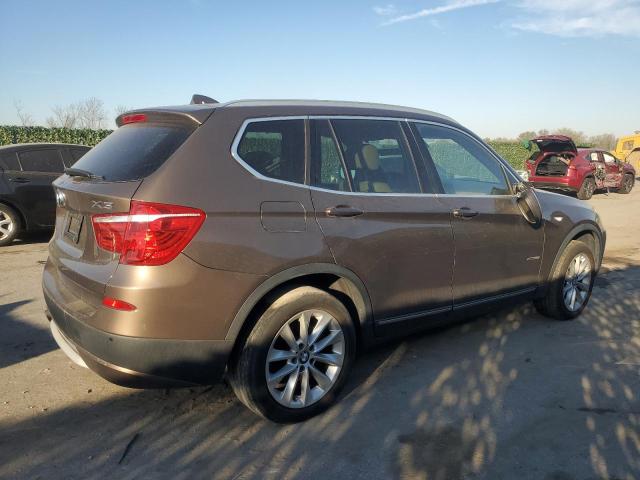 5UXWX9C5XD0D05918 - 2013 BMW X3 XDRIVE28I BROWN photo 3