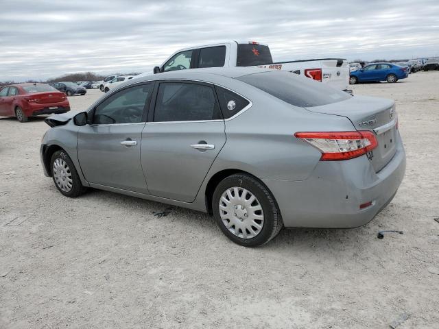 3N1AB7AP6EY254606 - 2014 NISSAN SENTRA S GRAY photo 2