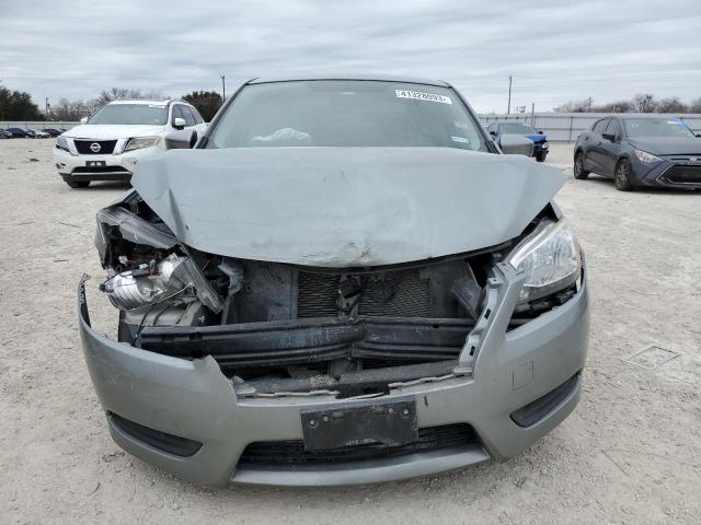 3N1AB7AP6EY254606 - 2014 NISSAN SENTRA S GRAY photo 5