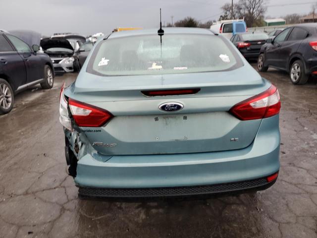 1FAHP3F29CL325991 - 2012 FORD FOCUS SE TURQUOISE photo 6