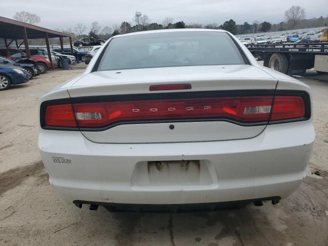 2C3CDXAG3EH246022 - 2014 DODGE CHARGER POLICE WHITE photo 6