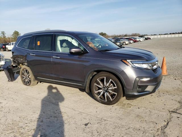 5FNYF5H66LB016748 - 2020 HONDA PILOT TOURING GRAY photo 4