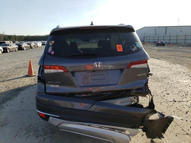 5FNYF5H66LB016748 - 2020 HONDA PILOT TOURING GRAY photo 6