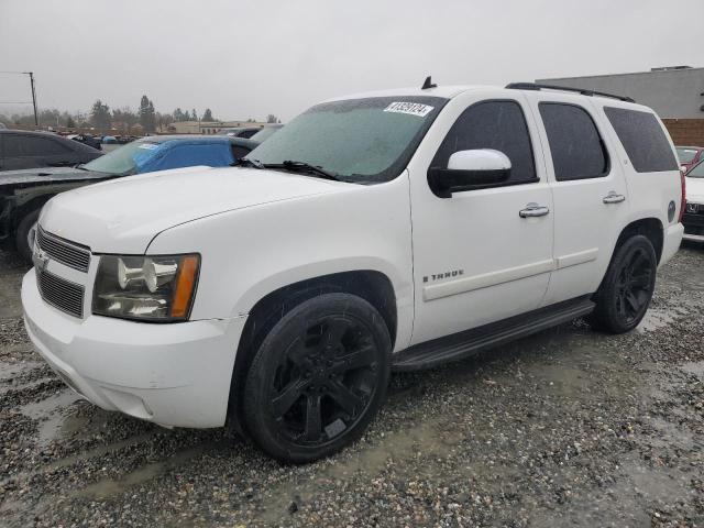 1GNFC13097R171250 - 2007 CHEVROLET TAHOE C1500 WHITE photo 1