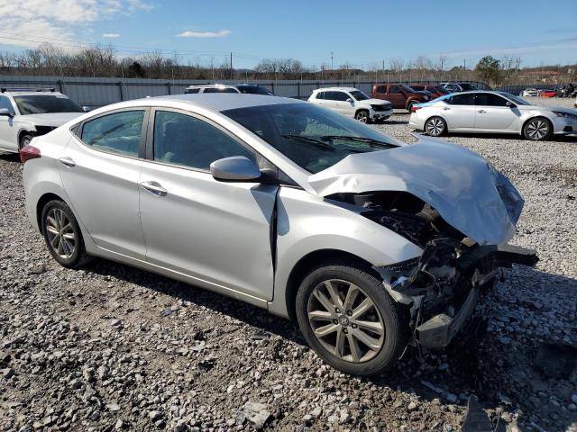 KMHDH4AE6EU132851 - 2014 HYUNDAI ELANTRA SE SILVER photo 4