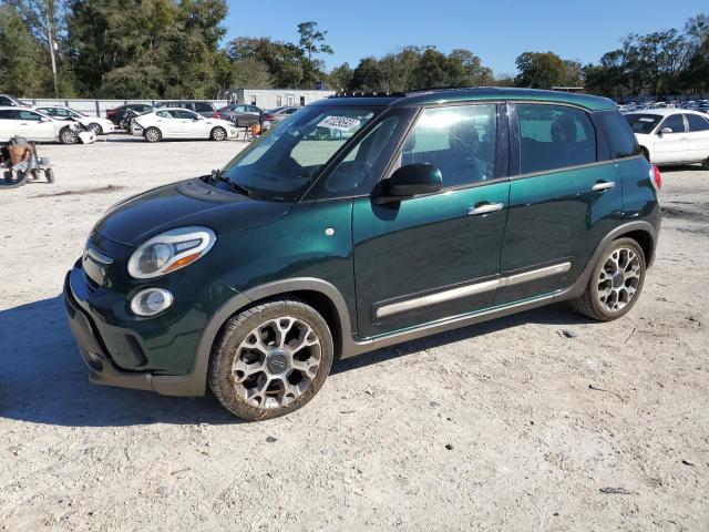 ZFBCFADH0EZ004251 - 2014 FIAT 500L TREKKING GREEN photo 1