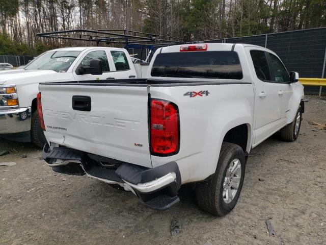 1GCGTCEN7M1269835 - 2021 CHEVROLET COLORADO LT WHITE photo 3