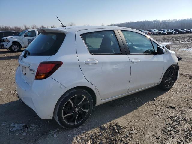 VNKKTUD32FA016061 - 2015 TOYOTA YARIS WHITE photo 3