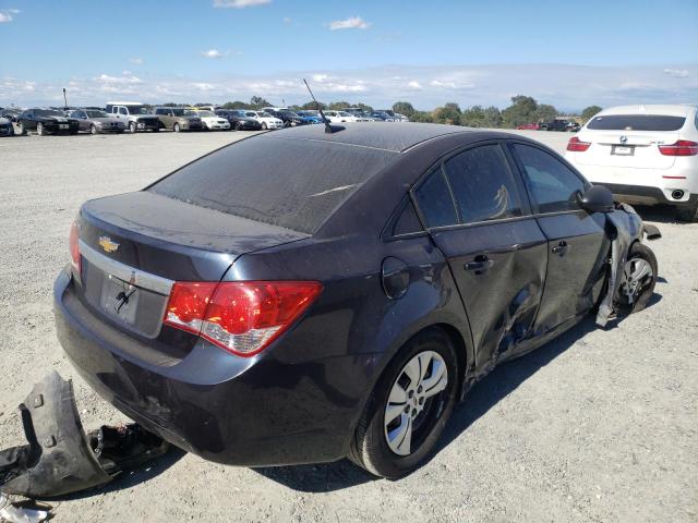 1G1PA5SG6E7278802 - 2014 CHEVROLET CRUZE LS GRAY photo 4