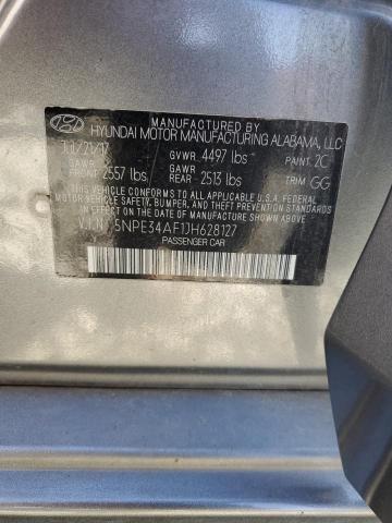 5NPE34AF1JH628127 - 2018 HYUNDAI SONATA SPORT CHARCOAL photo 12