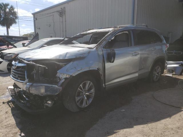5TDJKRFH3FS187790 - 2015 TOYOTA HIGHLANDER XLE SILVER photo 1