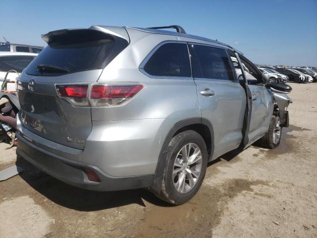 5TDJKRFH3FS187790 - 2015 TOYOTA HIGHLANDER XLE SILVER photo 3