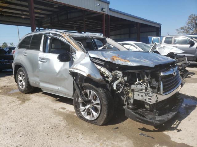 5TDJKRFH3FS187790 - 2015 TOYOTA HIGHLANDER XLE SILVER photo 4