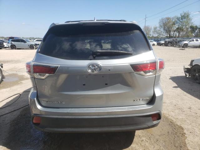 5TDJKRFH3FS187790 - 2015 TOYOTA HIGHLANDER XLE SILVER photo 6