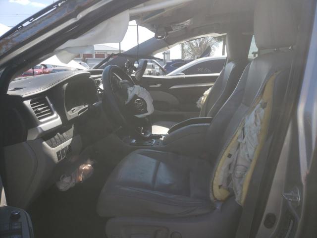 5TDJKRFH3FS187790 - 2015 TOYOTA HIGHLANDER XLE SILVER photo 7