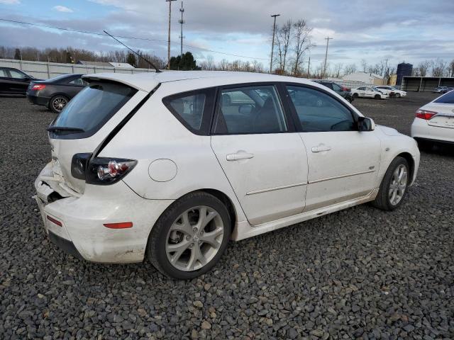 JM1BK343X81797551 - 2008 MAZDA 3 HATCHBACK WHITE photo 3