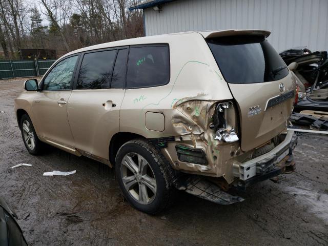 JTEES43A582088132 - 2008 TOYOTA HIGHLANDER SPORT BEIGE photo 2