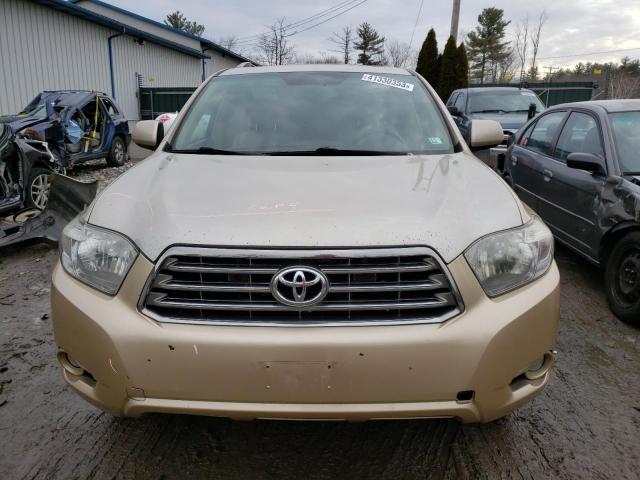 JTEES43A582088132 - 2008 TOYOTA HIGHLANDER SPORT BEIGE photo 5