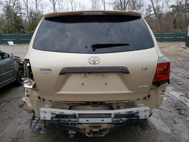 JTEES43A582088132 - 2008 TOYOTA HIGHLANDER SPORT BEIGE photo 6