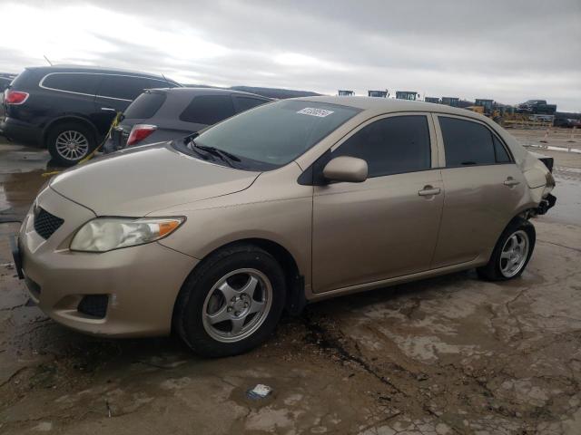 1NXBU40E89Z036780 - 2009 TOYOTA COROLLA BASE GOLD photo 1